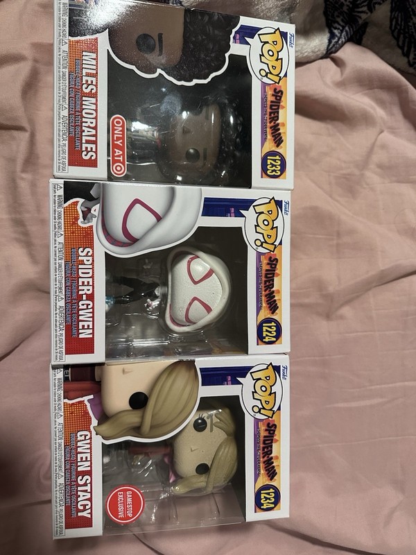 Funko Pop! Marvel Spider-Man Into The Spider-Verse lot