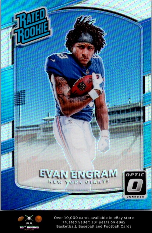 2017 Donruss Optic Holo Rated Rookie #180 Evan Engram RC
