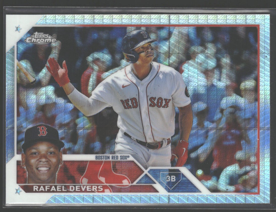 2023 Topps Chrome #206 Rafael Devers Prism Refractors