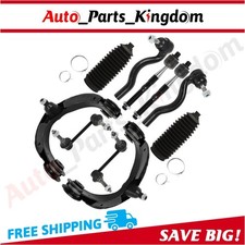 Front Control Arm Ball Joint Tie Rod Sway Bar For 11-15 Jeep Grand Cherokee 3.0l Front Control Arm Ball Joint Tie Rod Sway Bar For 11-15 Jeep Grand Cherokee 3.0l