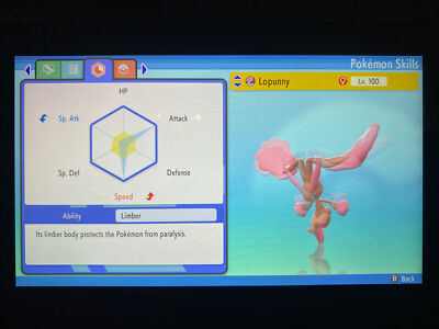 Pokemon Diamante Brillante E Perla Brillante – Shiny Lopunny 6IV Pronto Battaglia - Foto 4
