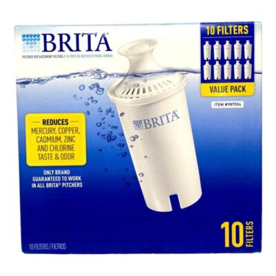 Brita 9 Water Filters #987554 Pitcher Replacement Filters