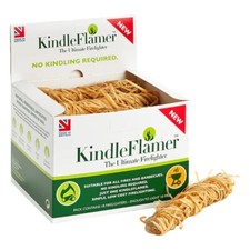 18 Kindle Flamers ORYGINAL Natural firelighters for stove, fireplace, BBQ 0.67 per lighter