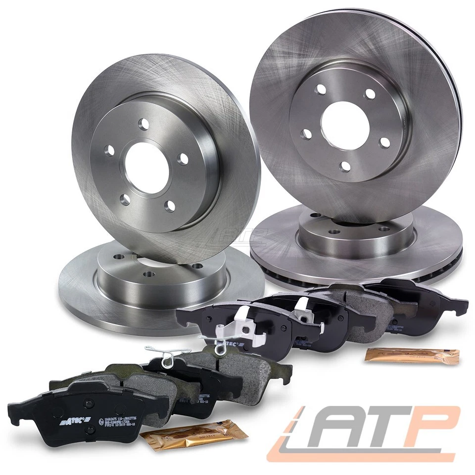 BREMSSCHEIBEN + BREMSBELÄGE BREMSKLÖTZE VORNE + HINTEN FÜR FORD FOCUS C-MAX