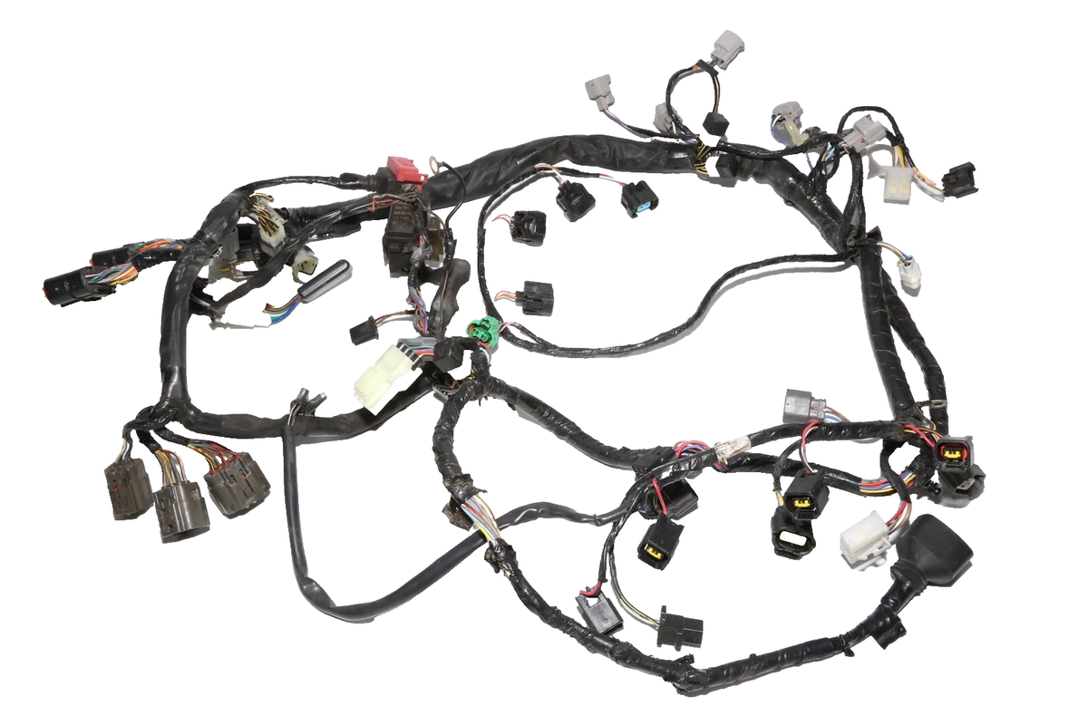 2005 2006 Kawasaki ZX6R Main Harness Engine Wire Wiring Plugs