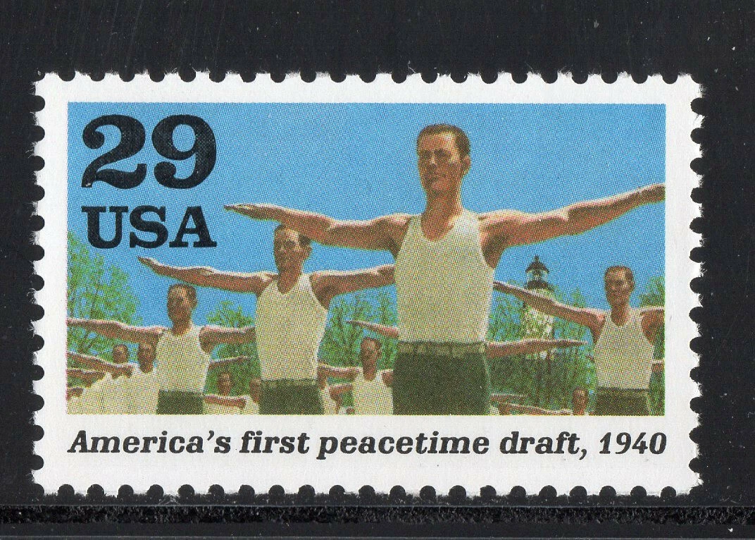 first peacetime draft in the us