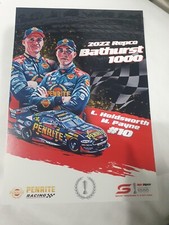 v8 supercars bathurst 2022 penrite Racing Holdsworth/Payne motorsport card
