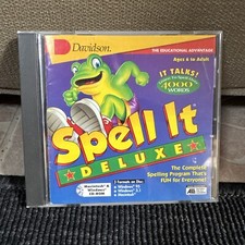 Spell It Deluxe Macintosh Windows 95 / 3.1 CD ROM Mac Windows