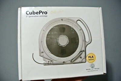 3DSYSTEMS CUBEPRO 2nd GENERATION CARTRIDGE PLA NATURAL 401406-01 NEW SEALED