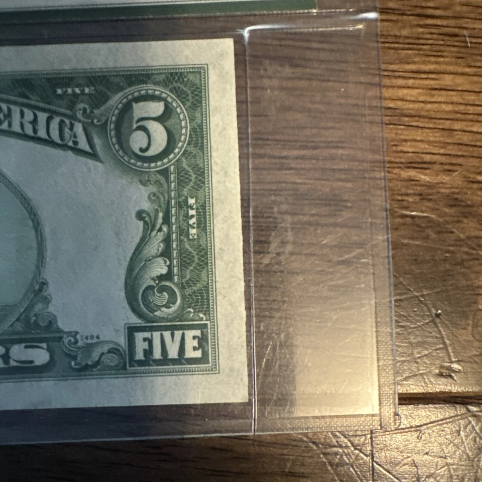 1934 $5 FEDERAL RESERVE MULE NOTE - ATLANTA GEORGIA GA - Pmg64 - Image 4 of 4