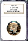 NGC - Kennedy Half Dollar - 50c - 1969 S - PF-69-CA - Cameo