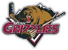Utah Grizzlies Minor Hockey Sport Car Bumper Sticker Decal "SIZES''