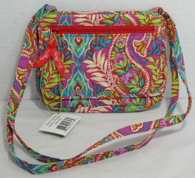 Vera Bradley Women Purse Shoulder Bag PETITE CROSSBODY PAISLEY IN