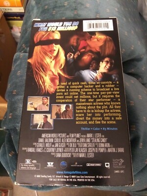 Stealing Candy RARE Lions Gate 2004 VHS girl kidnapped nudity