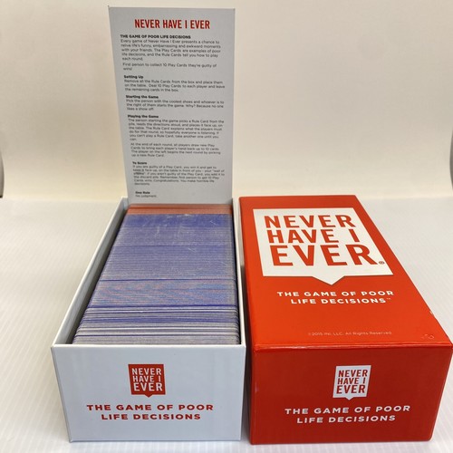 Never Have I Ever Party Card Game, Classic Edition, Ages 17 and Above - Picture 9 of 9