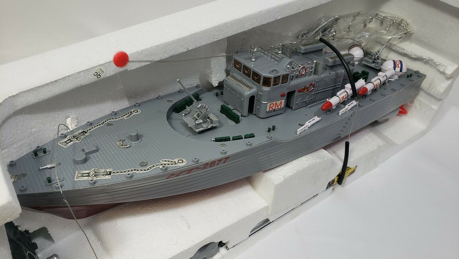 HT Radio Control Warship Set 20 Inch Team RC Replica Dual Propellers 3.7 km 30ft eBay