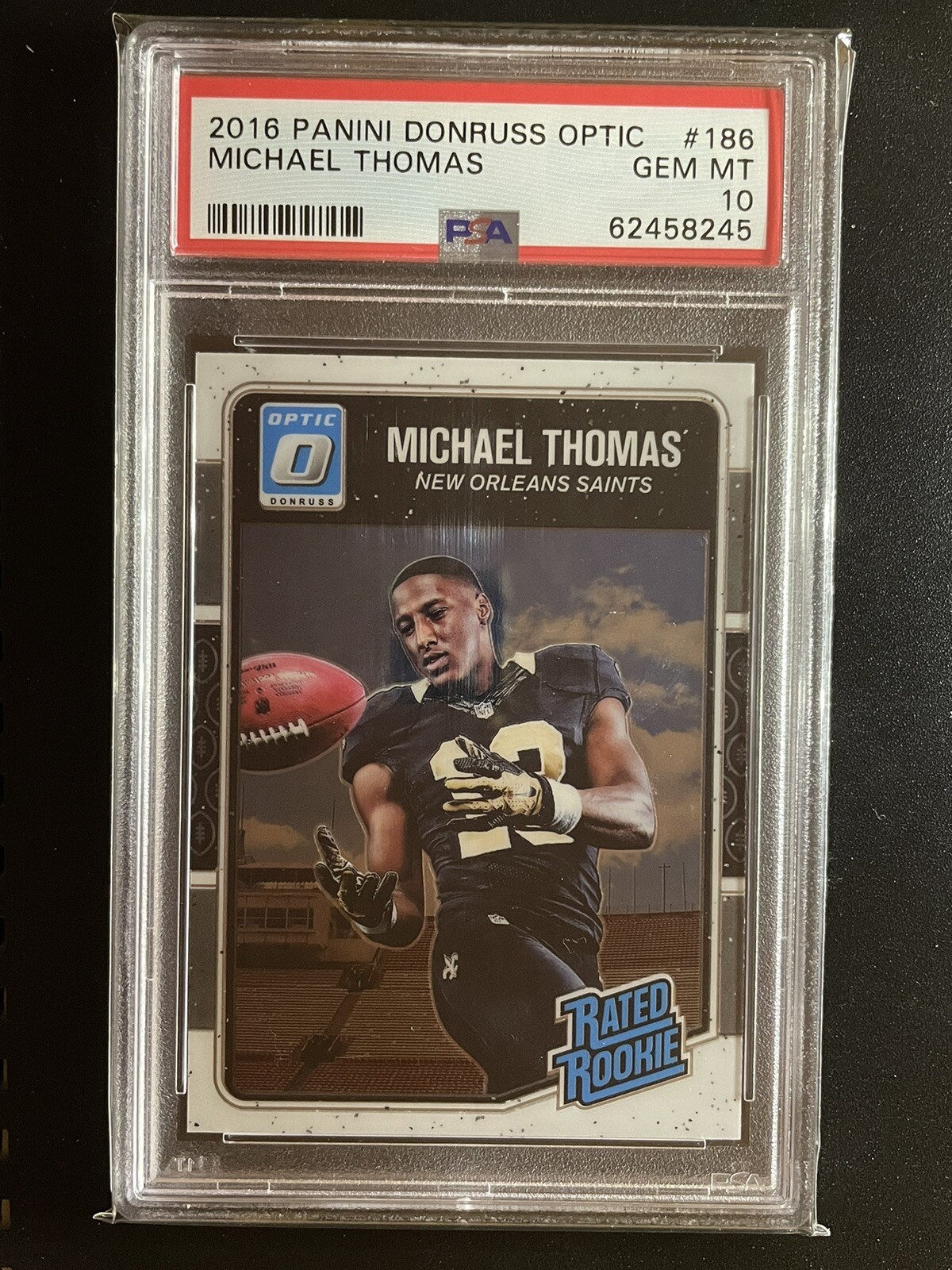 2016 Donruss Optic #186 Michael Thomas Saints RC Rookie PSA 10 GEM MINT