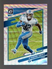 2021 OPTIC PREMIUM BOX SET WAVE PRIZM #85 D'ANDRE SWIFT /299 LIONS QTY