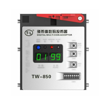 DC12V TW-850 Top Entry Multi Digital Coin Acceptor Selector for Vending Machine
