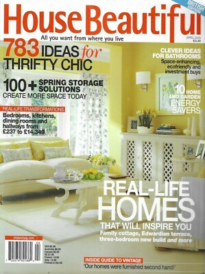 House Beautiful Magazine Real Life Homes Thrifty Chic Bathroom Ideas Energy