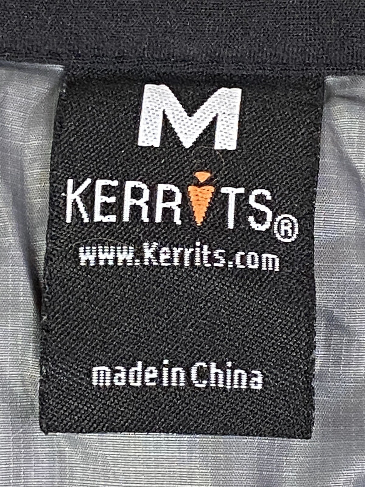 Kerrits Quilted Riding Vest Gray Black Size Medium EXC