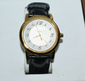 CROSS SWISS MENS BLACK LEATHER STRAP WRIST WATCH WMAJ36 NEW UNWORN IN BOX | eBay