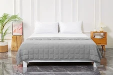 Queen Size Weighted Blanket Premium Comfort and Soft For All Seasons Blankets