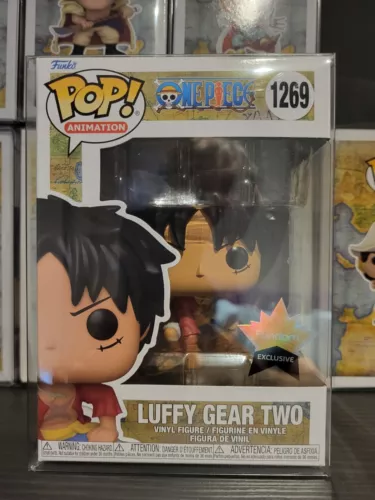 Funko Pop! One Piece Luffy Gear Two #1269 Fundom Exclusive w Protector 