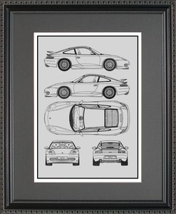 Nissan 180sx blueprint