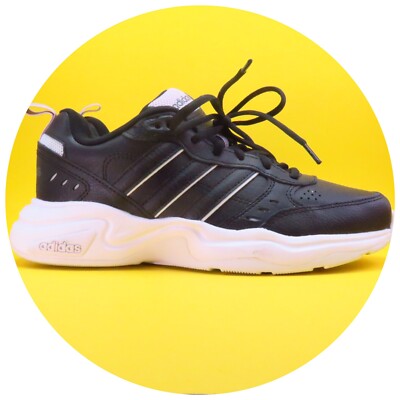 Adidas Strutter Sneakers  In Black/White/Pink In Size 6 (Womens)