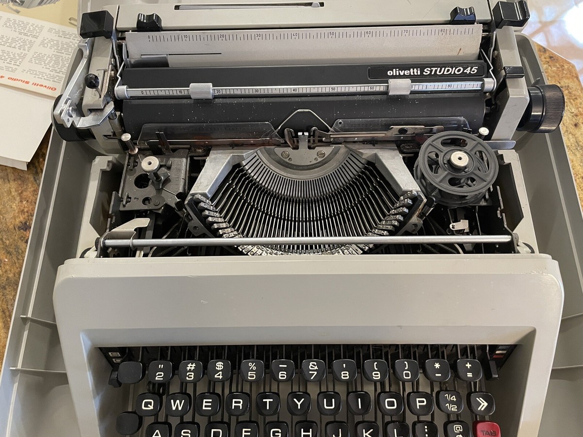 Vintage Olivetti Studio 45 Manual Typewriter | eBay