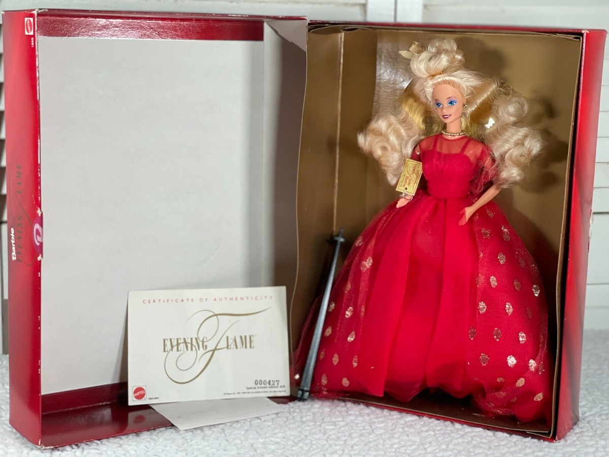 HSN Exclusive Evening Flame Barbie Mattel New In Box 1991 Vintage Collectible | eBay HSN Exclusive Evening Flame Barbie Mattel New In Box 1991 Vintage Collectible | eBay