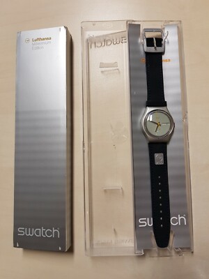 Swatch Lufthansa 2000 Millenium Edition GM714 Quarz mit Box NEU und OVP