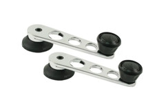 Gol f Mk1 Chrome Window Winder Handles Pair with Fittings Mark 1