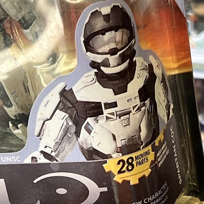 Halo Reach Spartan CQC White Series 2 McFarlane Toys 5” Action