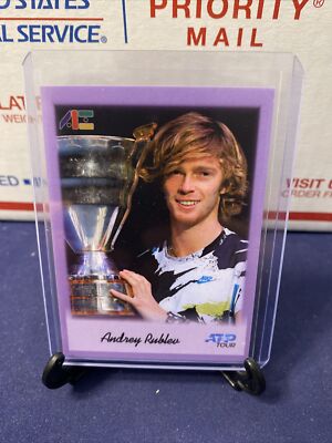 2020-21 ALL SPORTS 130 ANDREY RUBLEV PURPLE RC ROOKIE CARD #D 66/100 - T03