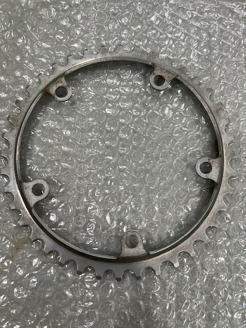VINTAGE OLD SCHOOL 40 TOOTH CHAINRING 116 BCD NOT USED BUT MARKED