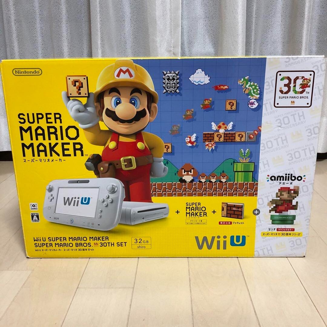 Nintendo Switch Wii U Super Mario Maker Set 32GB Nintendo Super Mario Wii U Maker Set 32GB Game console amiibo