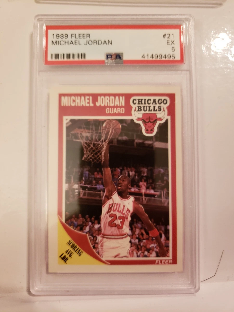 1989 Fleer Michael Jordan 21 PSA 5 EX Chicago Bulls HOF eBay