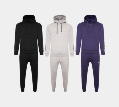 nike tape poly tracksuit men's