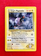 Lotto Carte Pokemon Lt.surge’s Magnemite 50/132 Gym Challenge Bellissima
