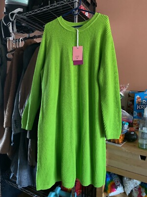 Exclusive Target designer collab neon sweater dress 2x | eBay