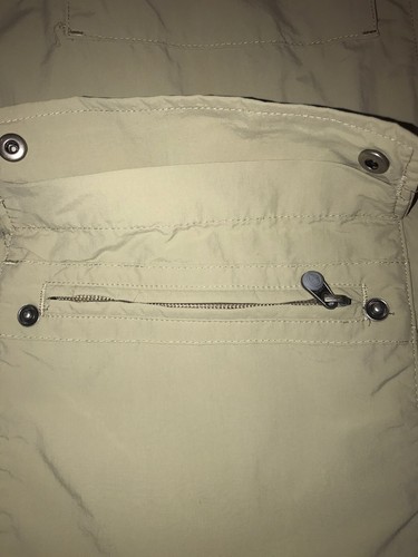 Men's Aigle ACTIMUM Men’s Beige Nylon Long Jacket. Size Med. 8 Pockets. EUC - 第 9/11 張圖片