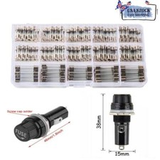 5x20mm 6x30mm Quick Blow Fast Acting Glass Fuses Panel Mounted Screw Fuse Holder