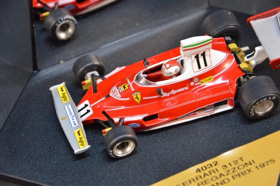 FERRARI 312T CLAY REGAZZONI GP ITALIA 1975 QUARTZO 1/43 DIE CAST MODEL FORMULA 1 - Immagine 2 di 4