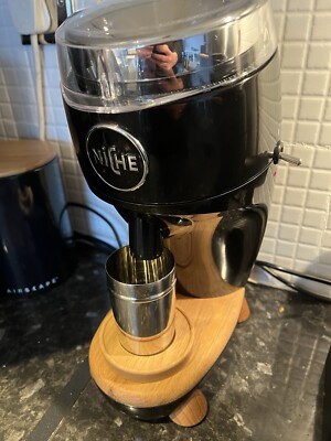 Niche Duo coffee Grinder Black complete with Espresso burrs only boxed  UK