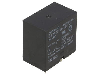 G4W-2212P-US-TV5 24DC  OMRON Relais  Relay  DPST-NO 24VDC 10A  720R [2 pcs ] #WP