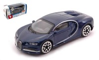 Burago 1/43 Bugatti Chiron 2016 Blau Modellbau Statisches Modell Diecast