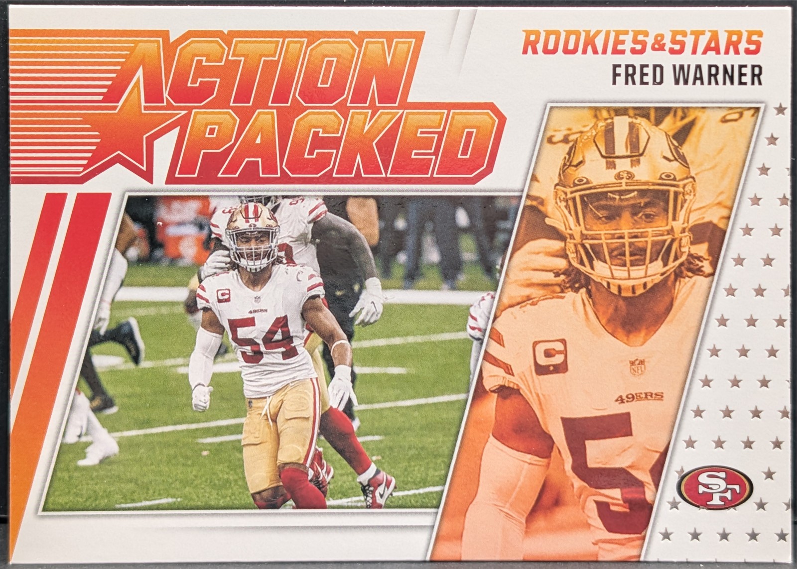 2021 Panini Rookies & Stars Action Packed #AP-13 Fred Warner
