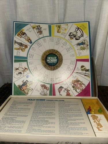 VINTAGE Holly Hobbie Wishing Well Game  Parker Brothers 1976 Playmate